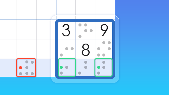 sudoku box line reduction